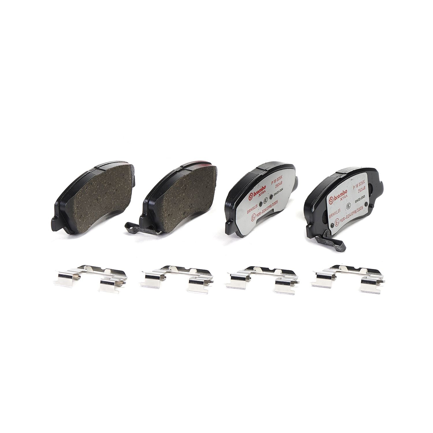 XTRA Low-Met Front Disc Brake Pad Set - P18025X_03