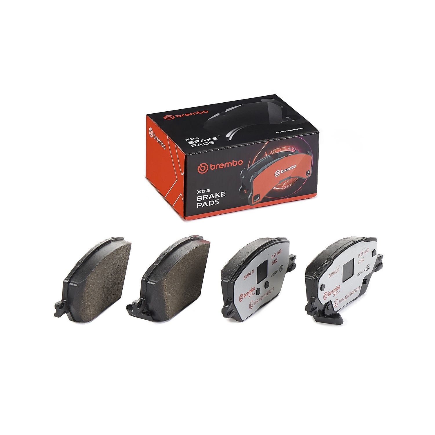 XTRA Low-Met Front Disc Brake Pad Set - P23164X_01