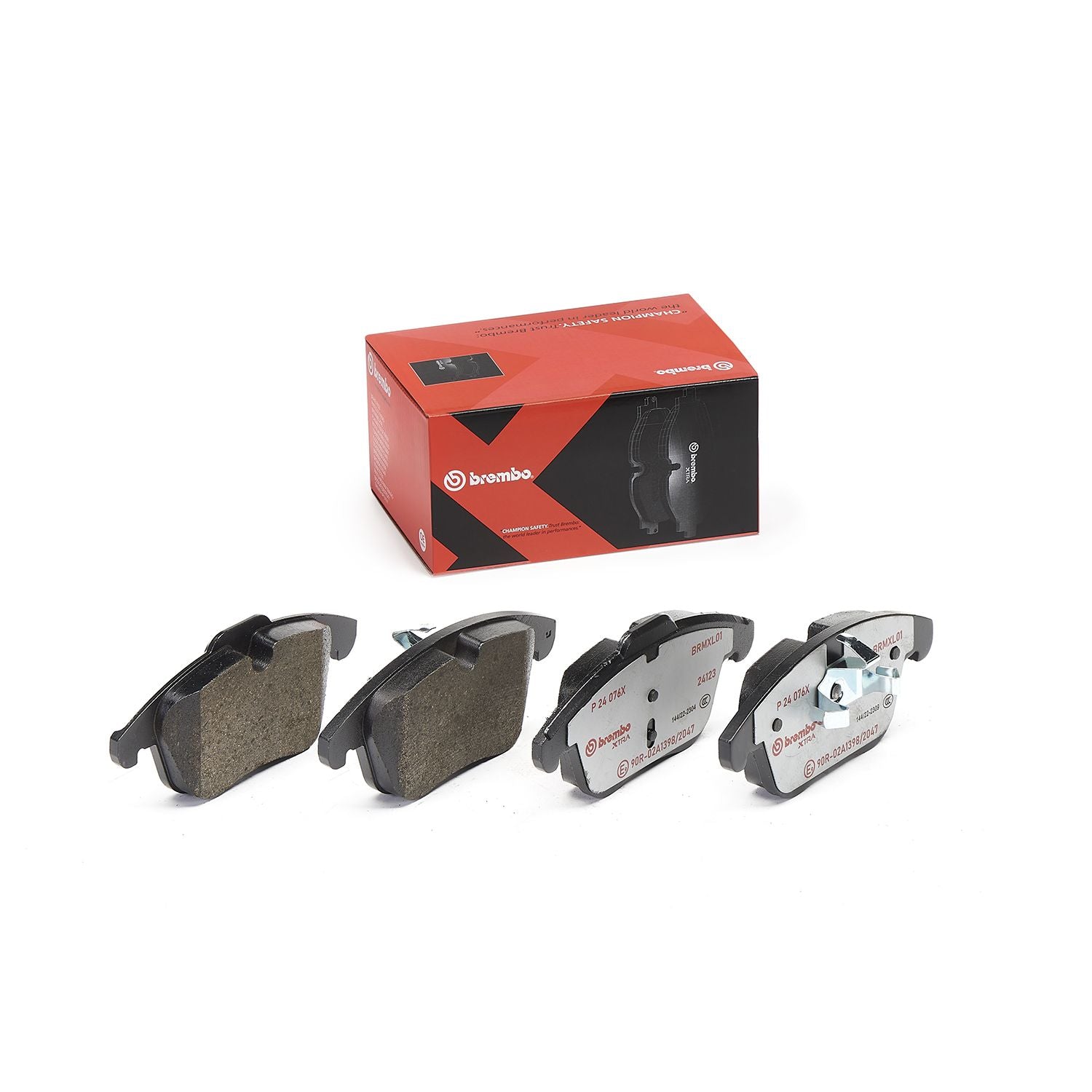 XTRA Low-Met Front Disc Brake Pad Set - P24076X_02