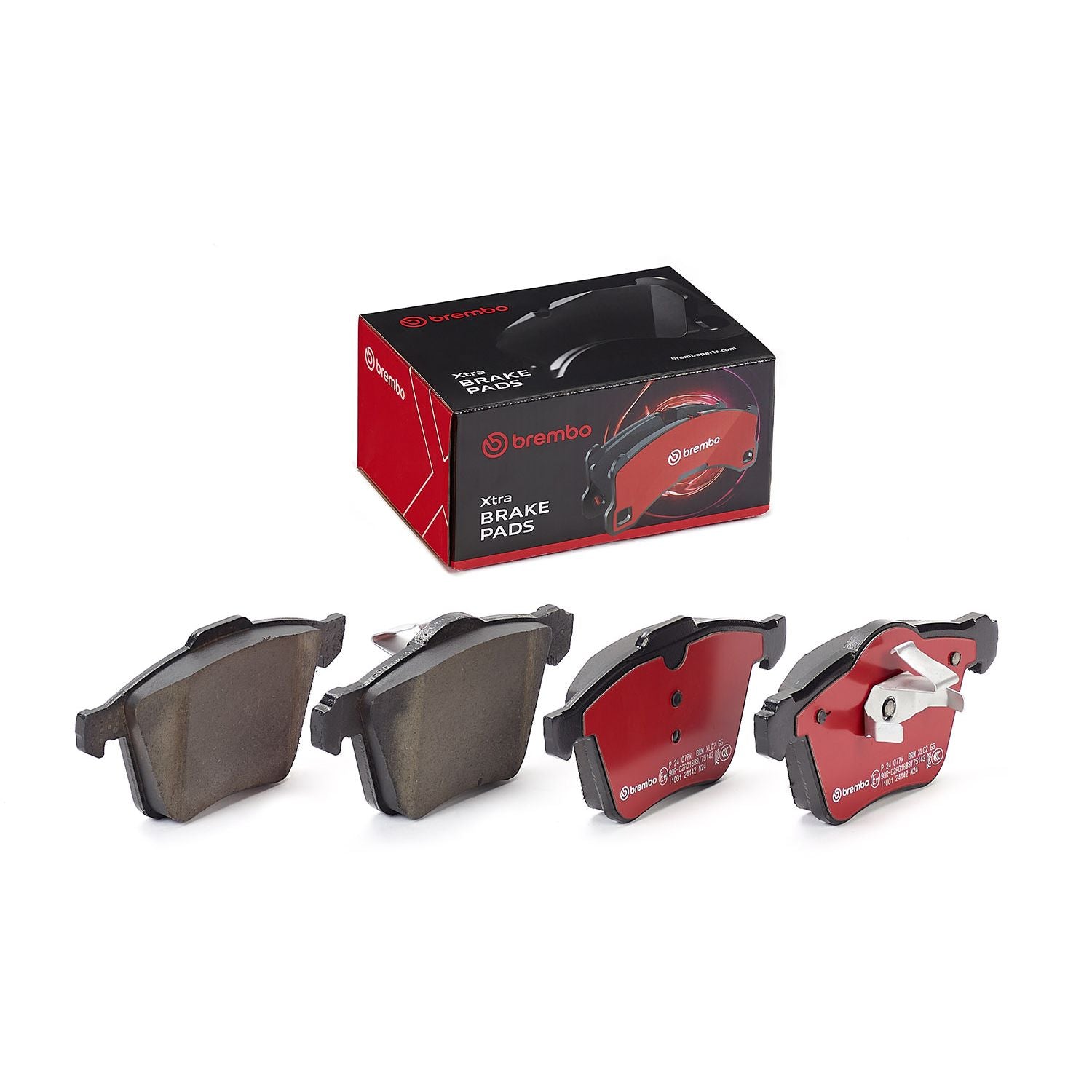 XTRA Low-Met Front Disc Brake Pad Set - P24077X_01