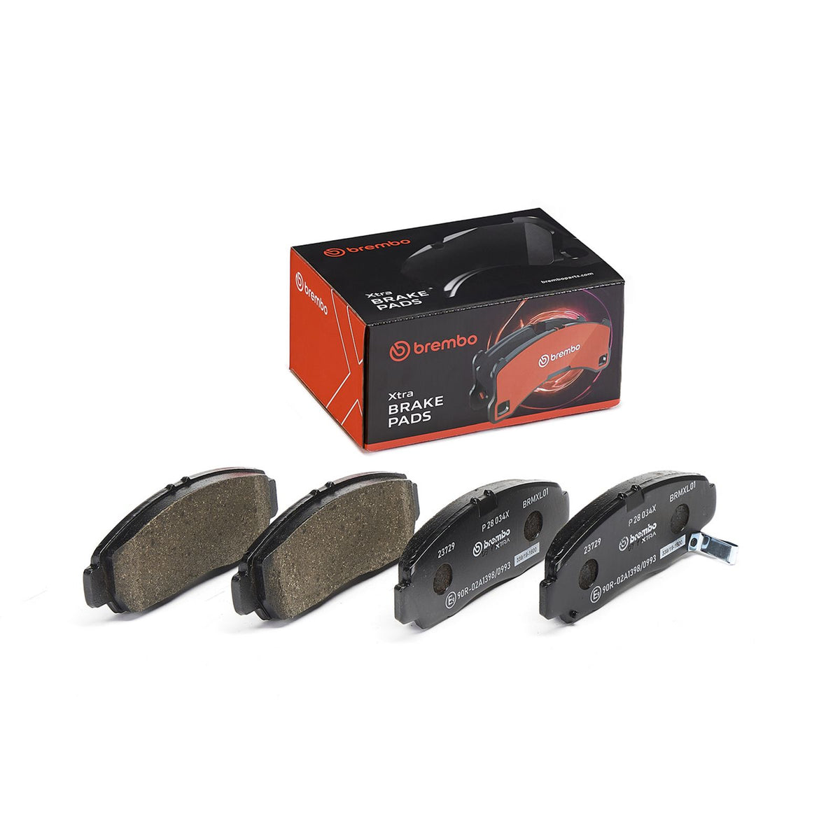 XTRA Low-Met Front Disc Brake Pad Set - P28034X_01