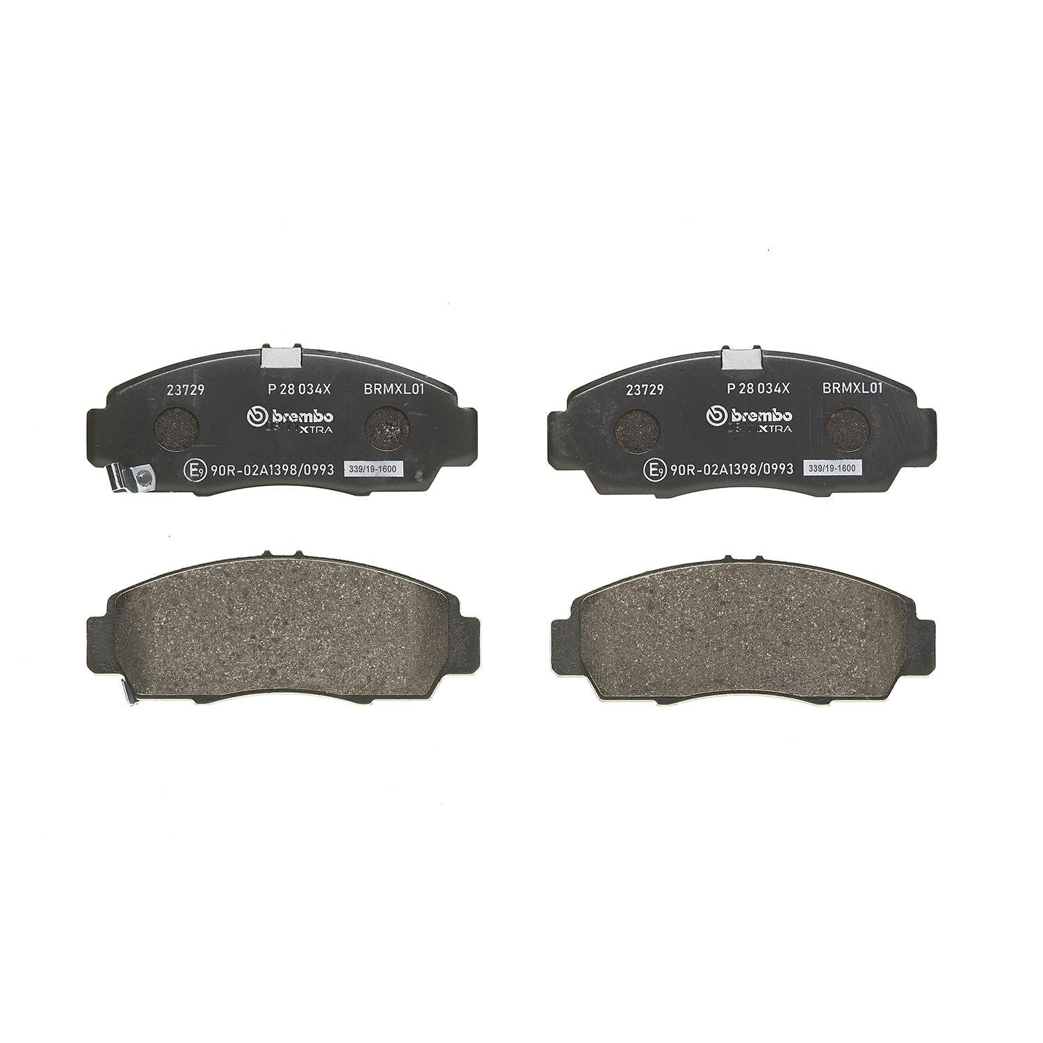 XTRA Low-Met Front Disc Brake Pad Set - P28034X_02
