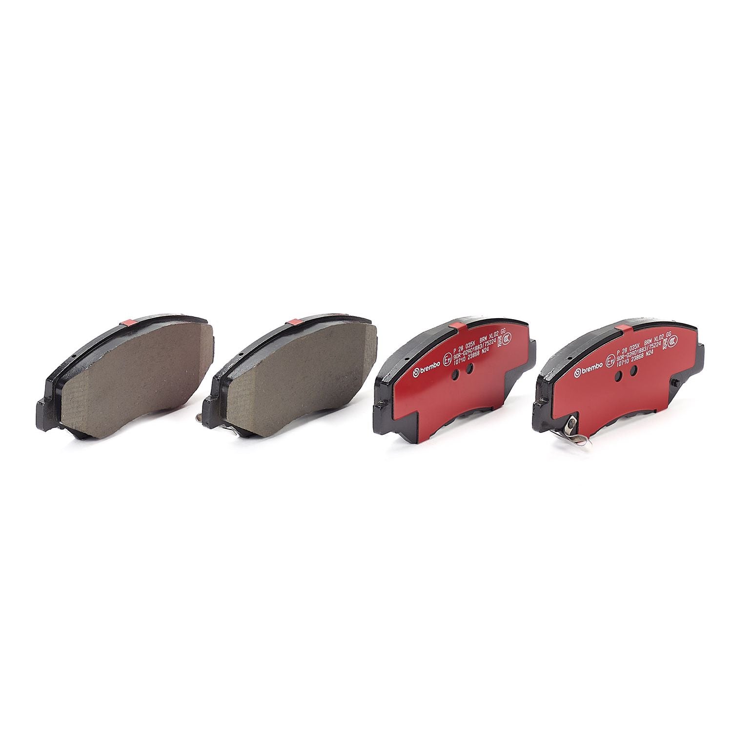 XTRA Low-Met Front Disc Brake Pad Set - P28035X_01
