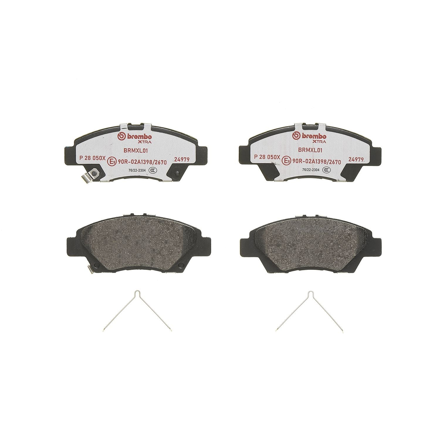 XTRA Low-Met Front Disc Brake Pad Set - P28050X_02