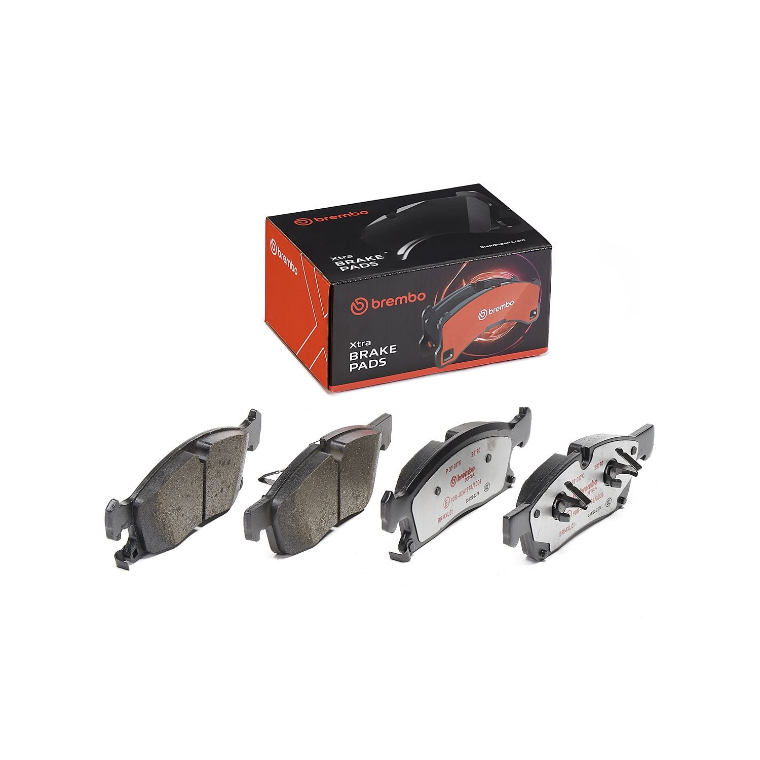 XTRA Low-Met Front Disc Brake Pad Set - P37017X_02
