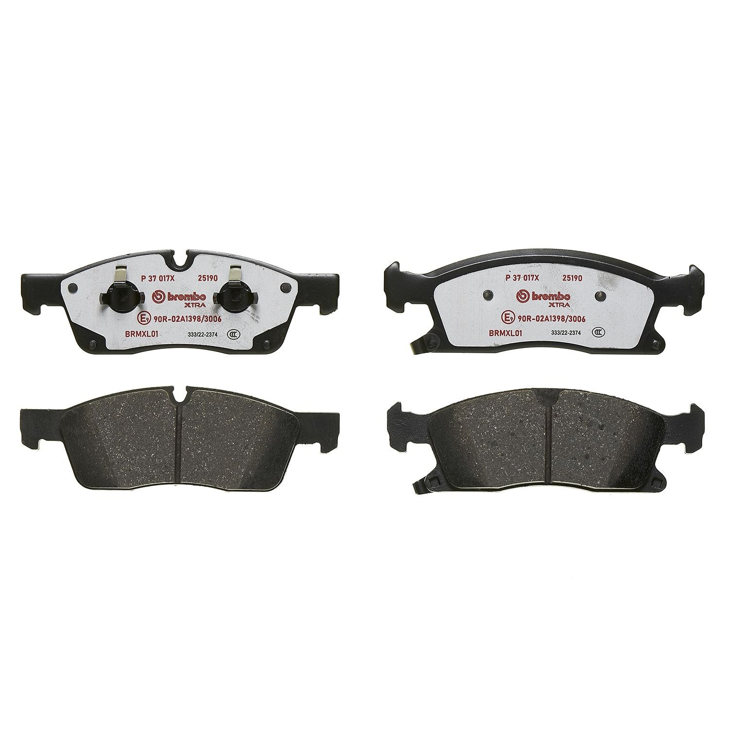 XTRA Low-Met Front Disc Brake Pad Set - P37017X_03