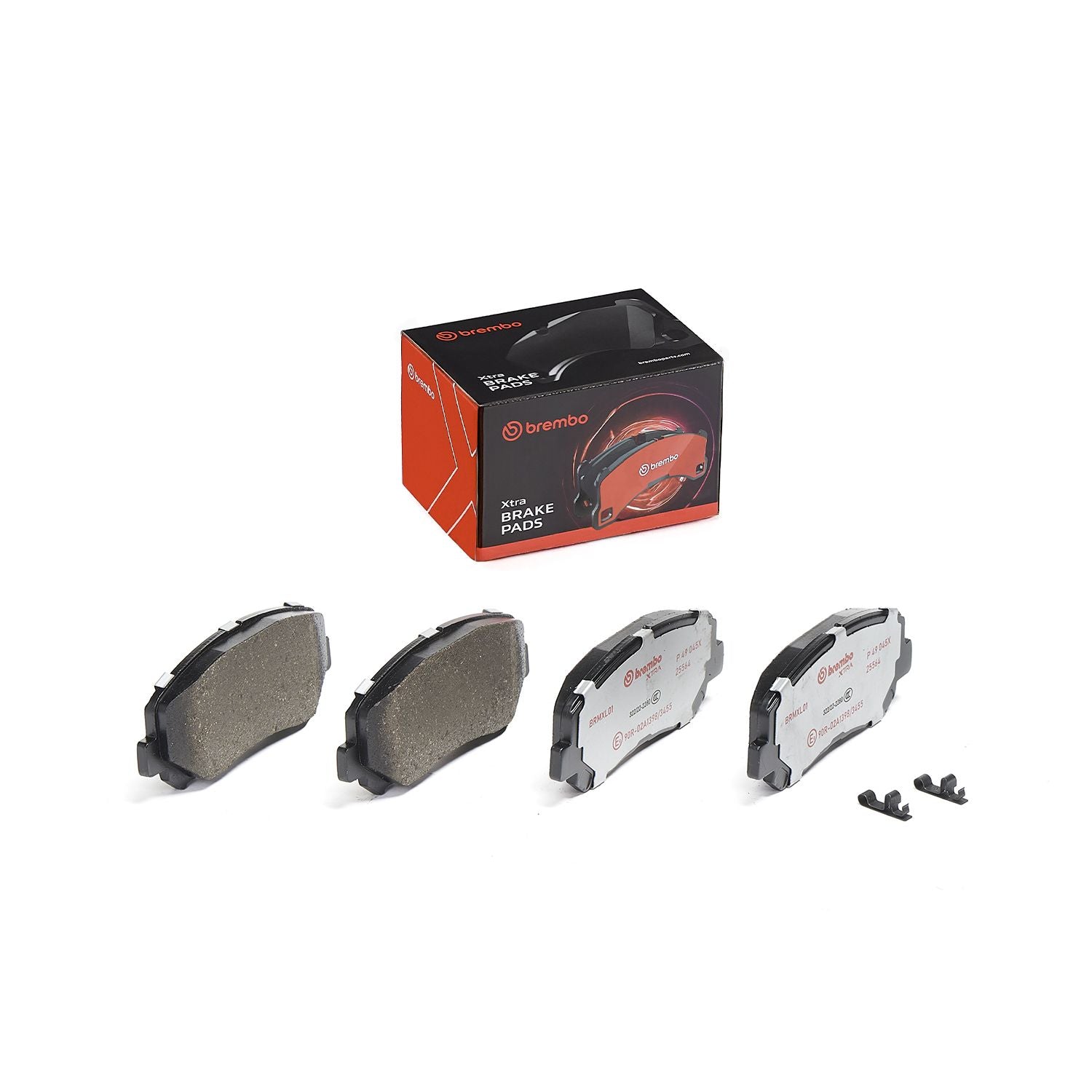 XTRA Low-Met Front Disc Brake Pad Set - P49045X_02