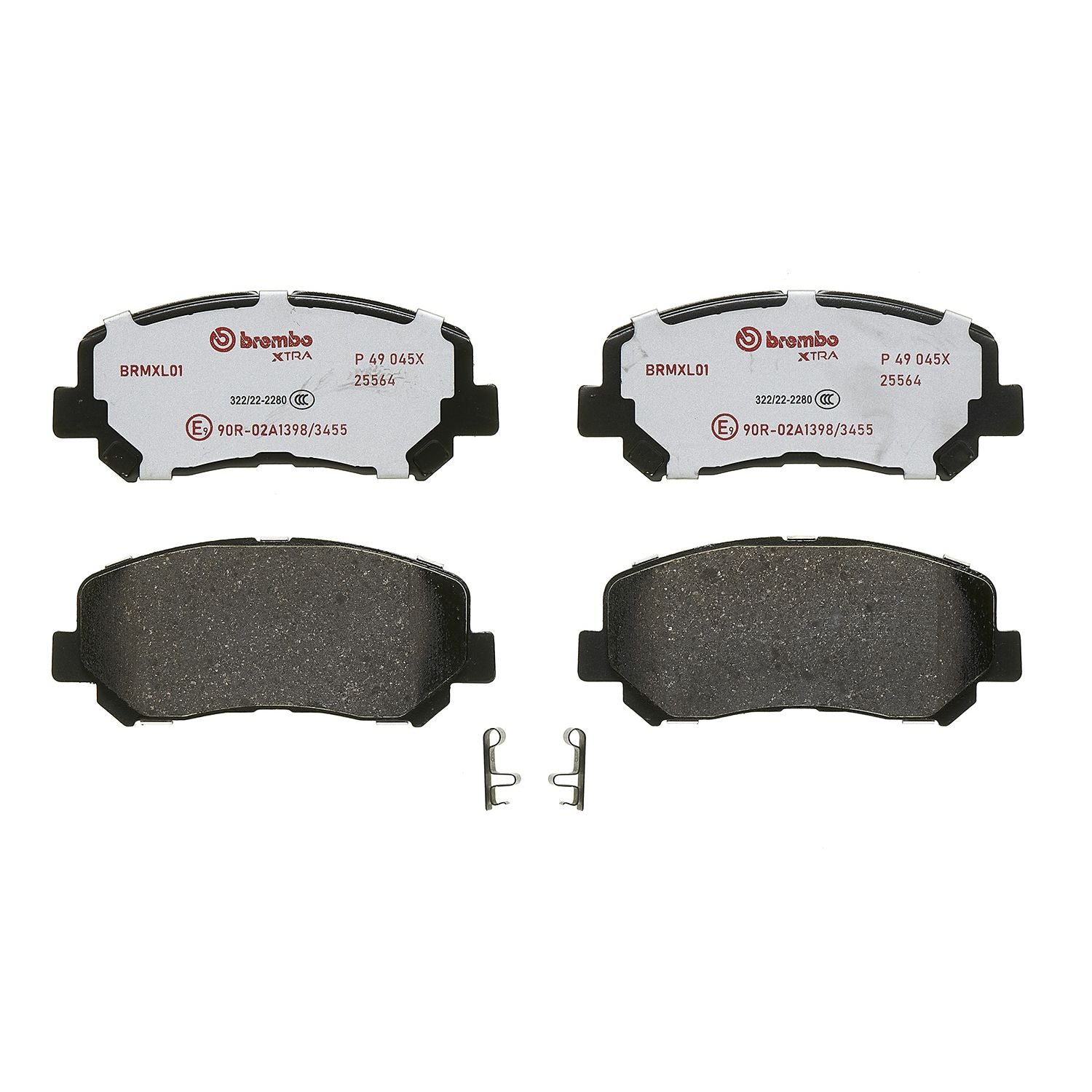 XTRA Low-Met Front Disc Brake Pad Set - P49045X_03