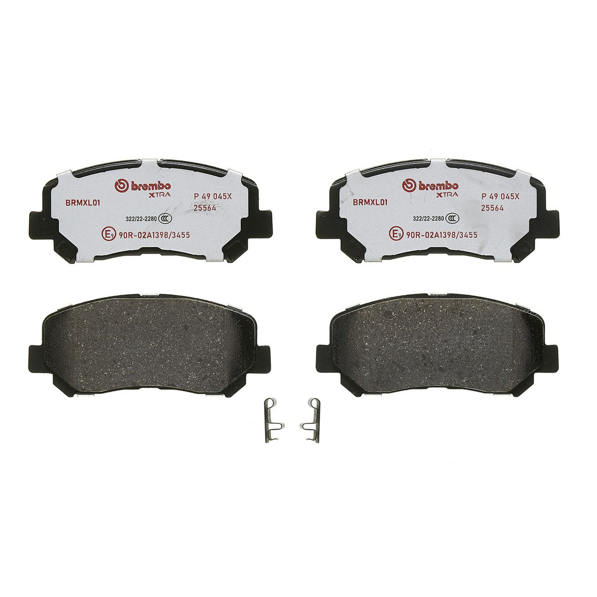 XTRA Low-Met Front Disc Brake Pad Set - P49045X_03