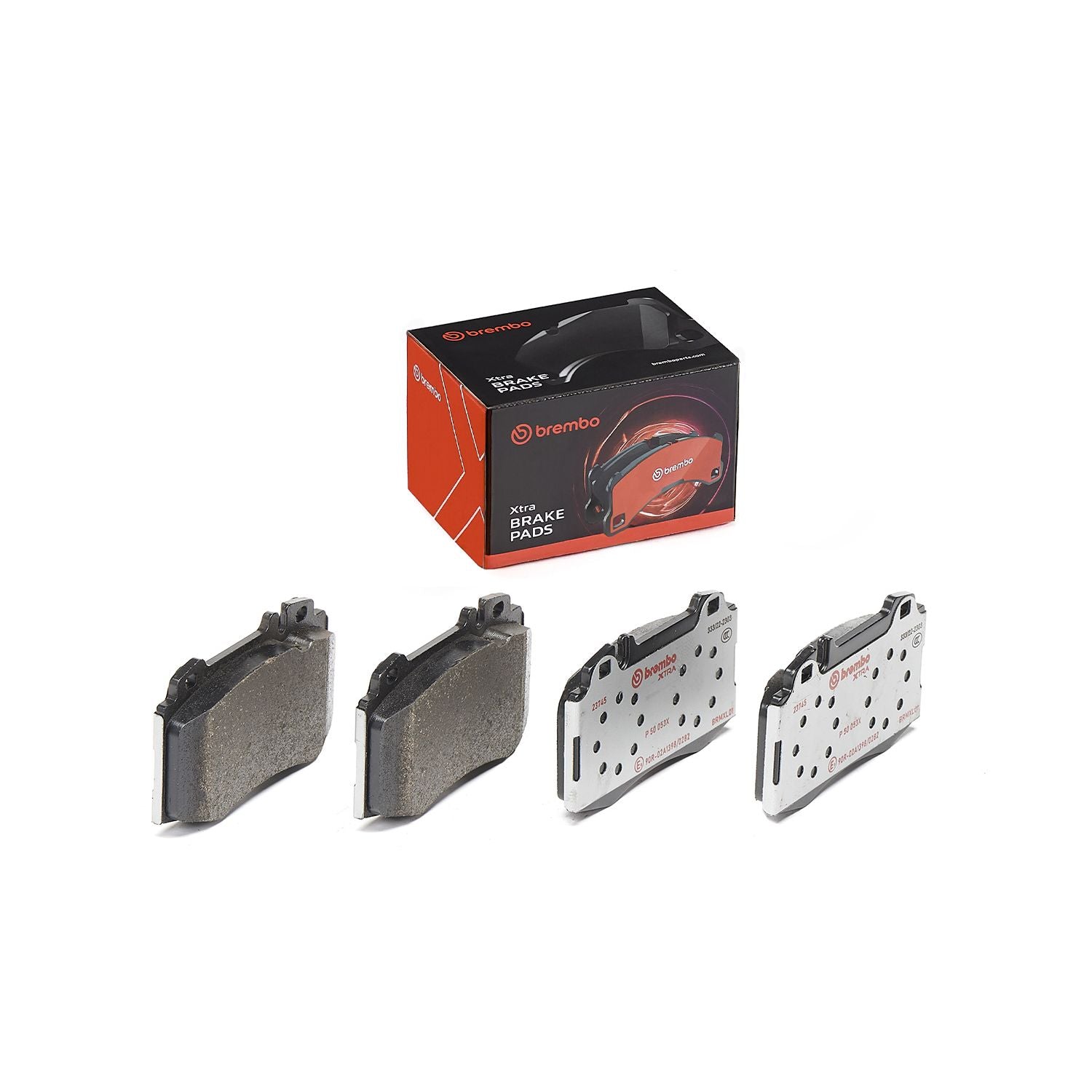 XTRA Low-Met Front Disc Brake Pad Set - P50053X_02