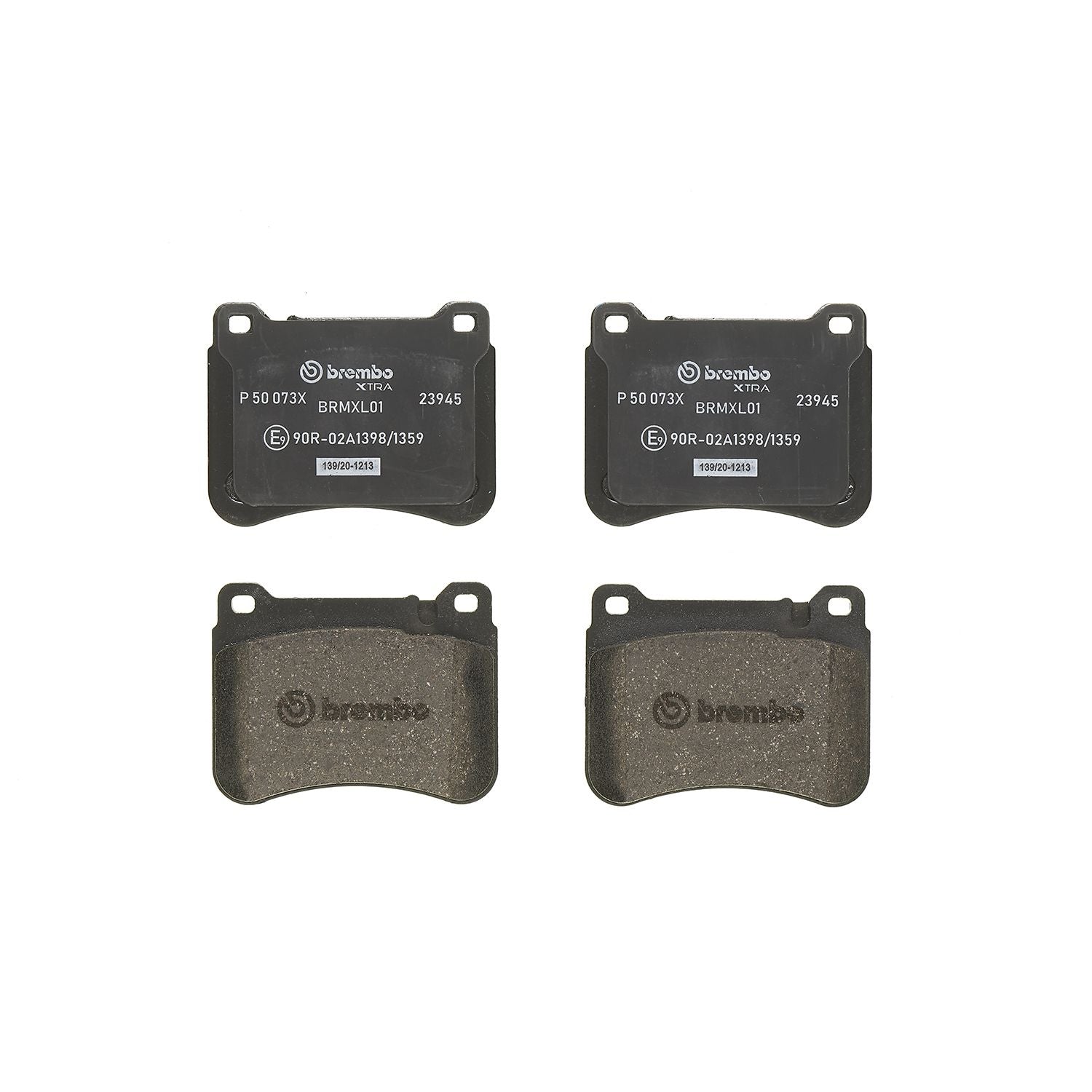 XTRA Low-Met Front Disc Brake Pad Set - P50073X_02