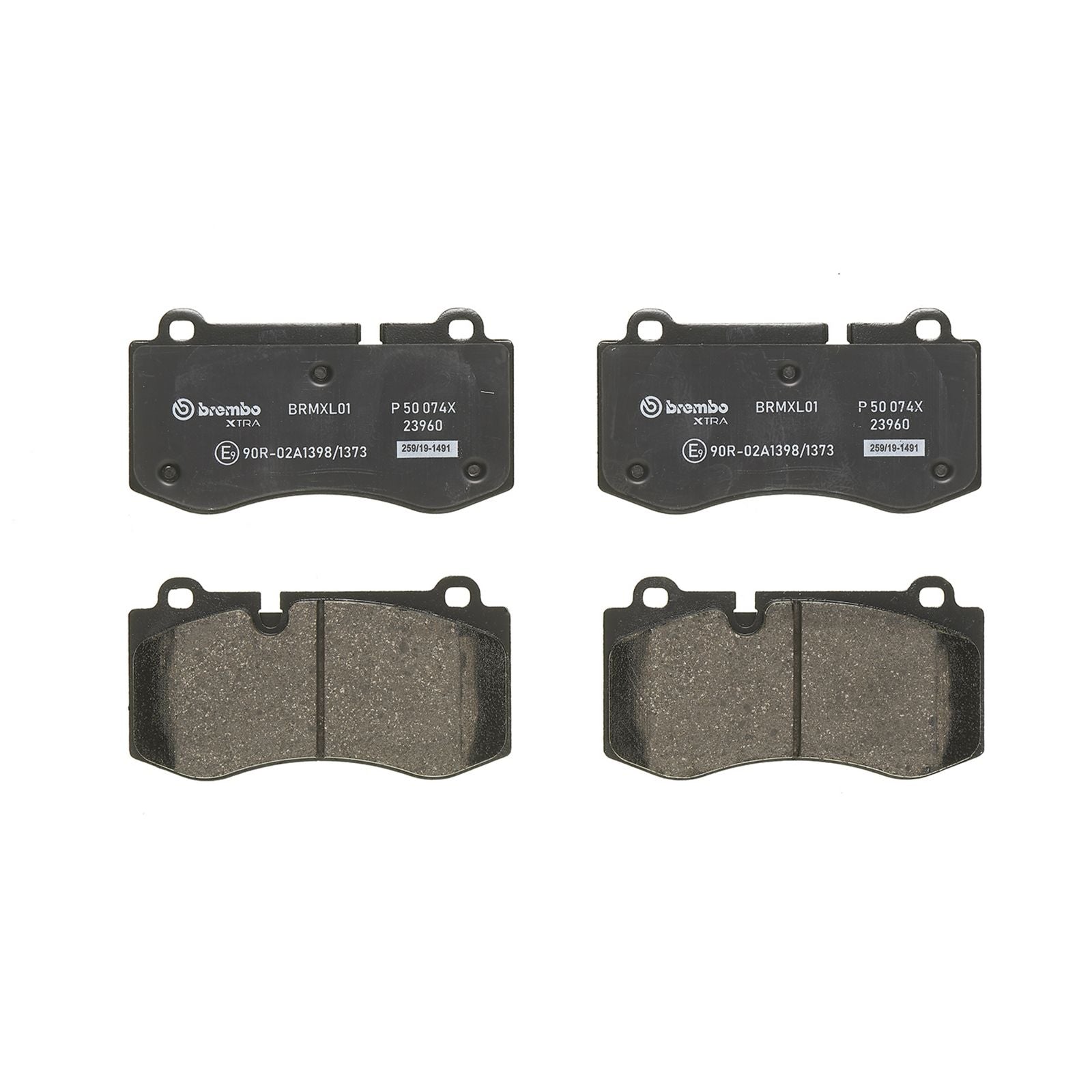 XTRA Low-Met Front Disc Brake Pad Set - P50074X_01