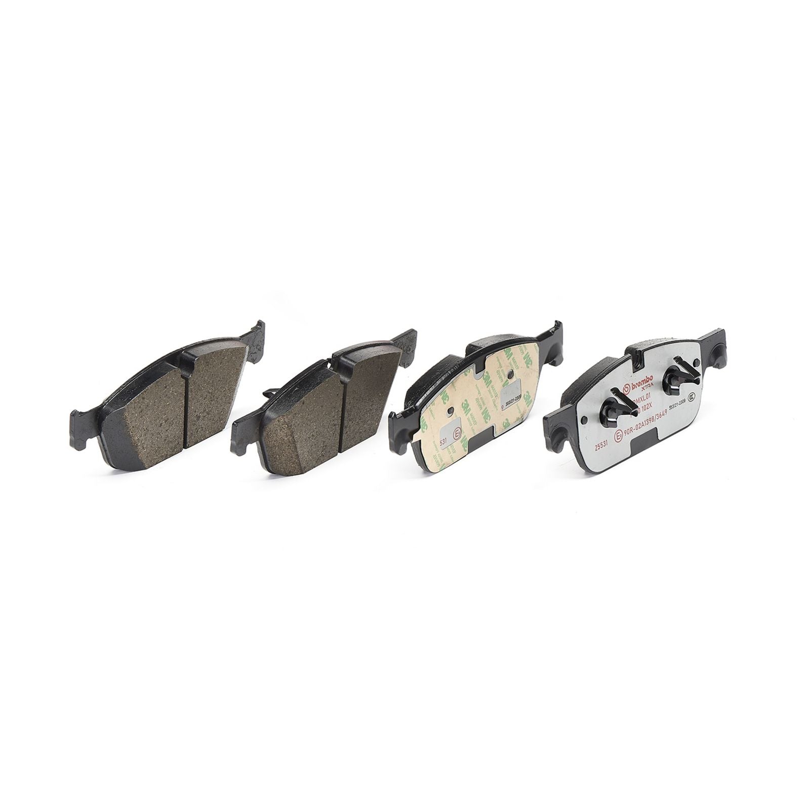 XTRA Low-Met Front Disc Brake Pad Set - P50102X_02