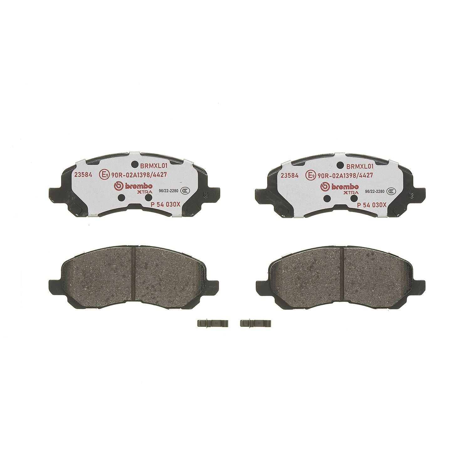 XTRA Low-Met Front Disc Brake Pad Set - P54030X_02