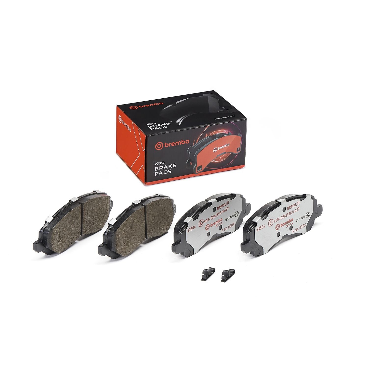 XTRA Low-Met Front Disc Brake Pad Set - P54030X_03