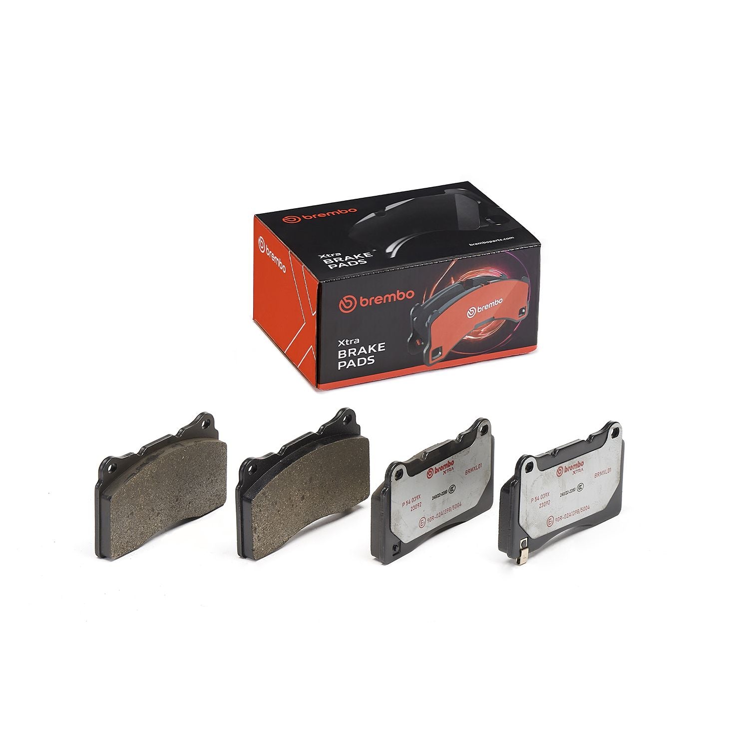 XTRA Low-Met Front Disc Brake Pad Set - P54039X_02