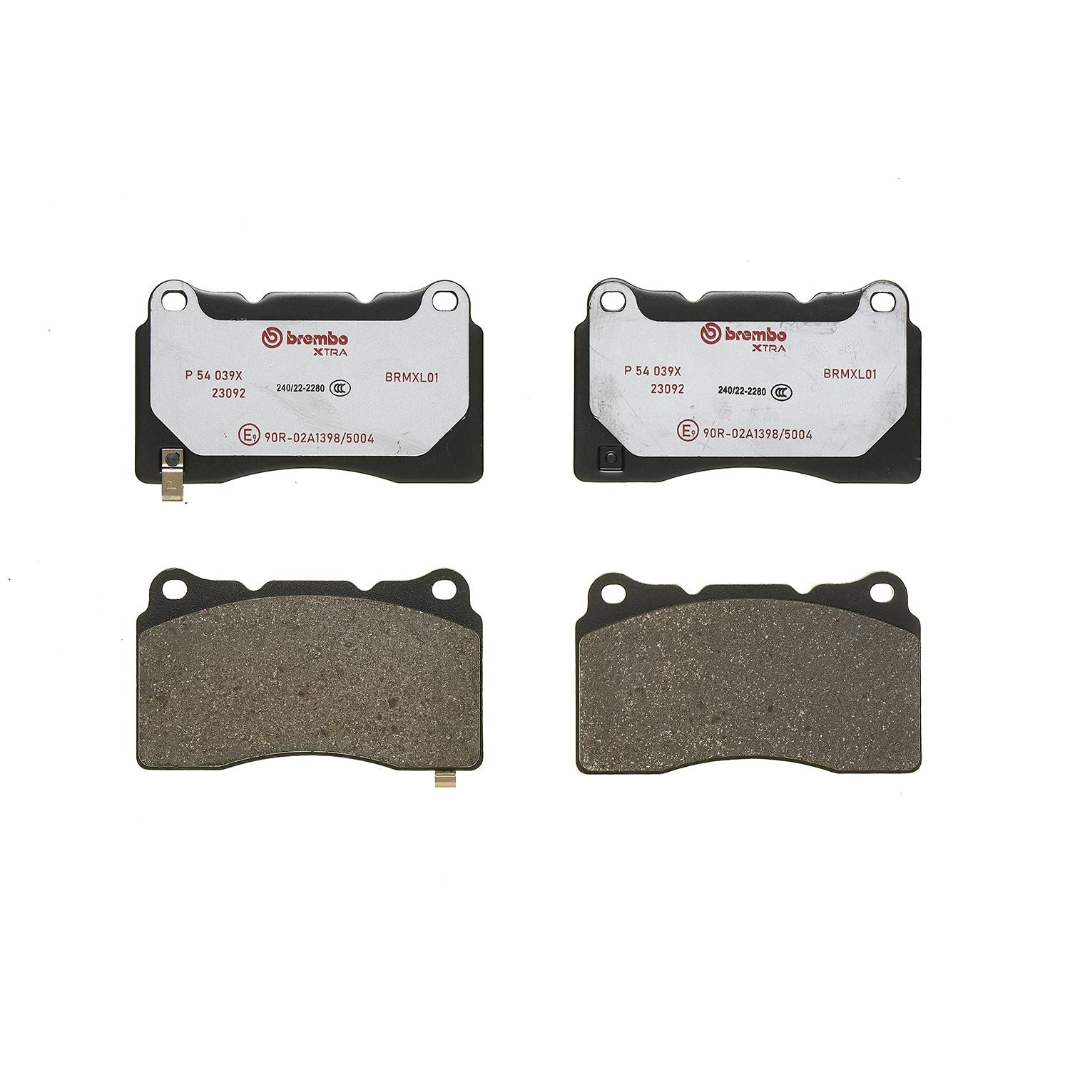 XTRA Low-Met Front Disc Brake Pad Set - P54039X_03