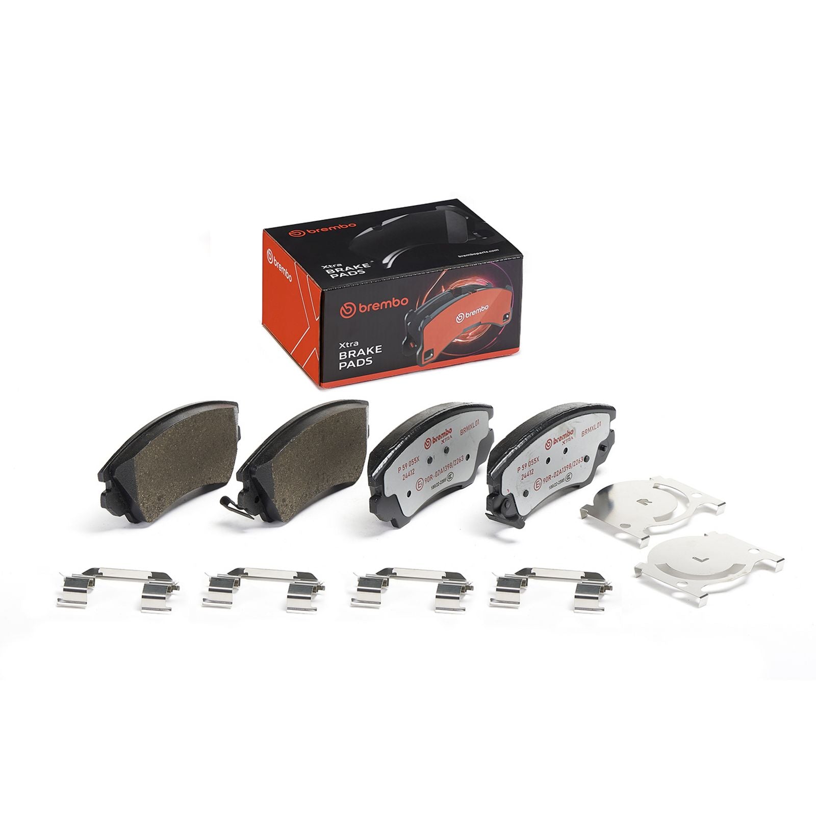 XTRA Low-Met Front Disc Brake Pad Set - P59055X_03