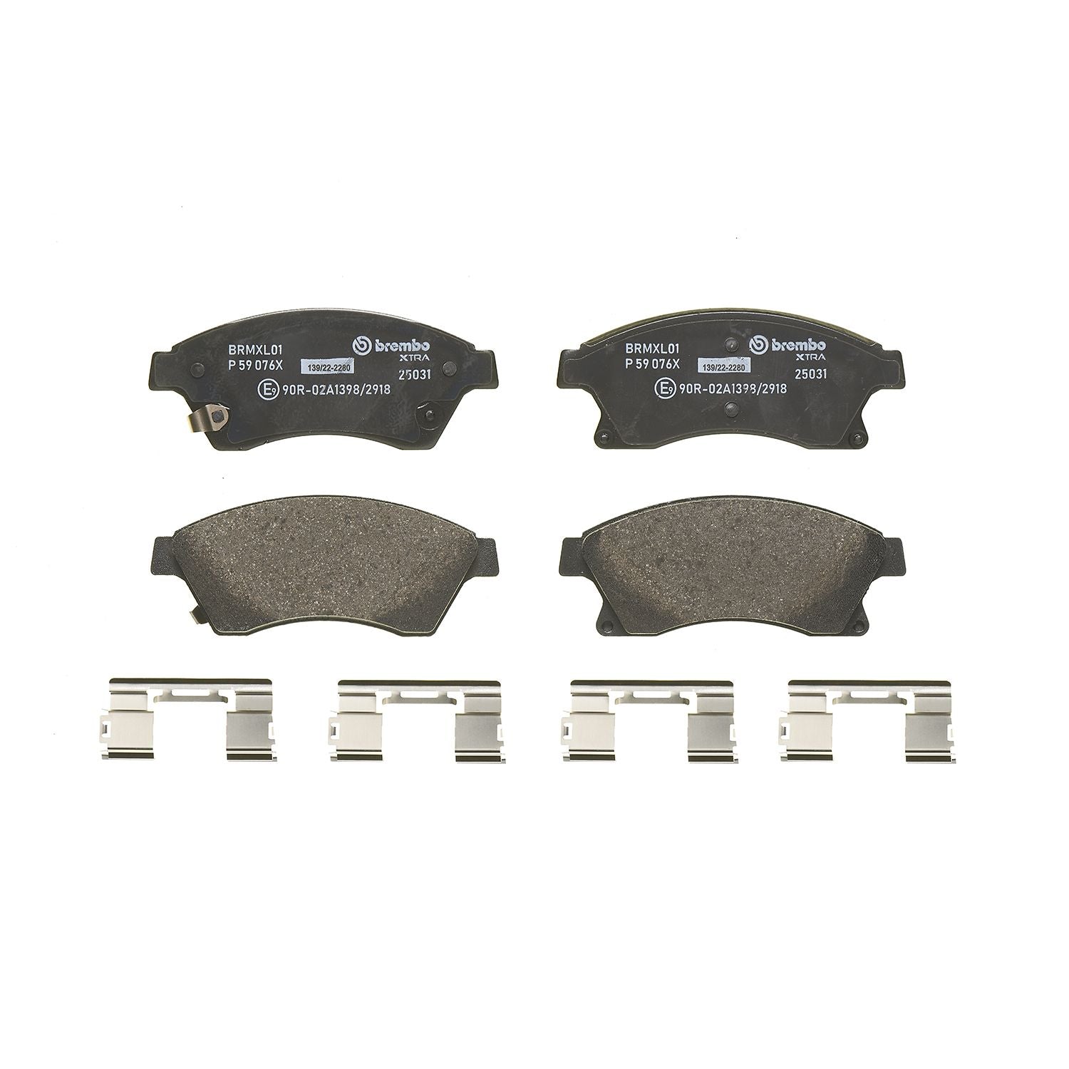 XTRA Low-Met Front Disc Brake Pad Set - P59076X_01