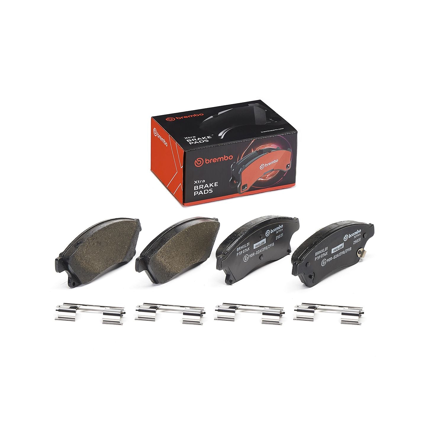 XTRA Low-Met Front Disc Brake Pad Set - P59076X_03