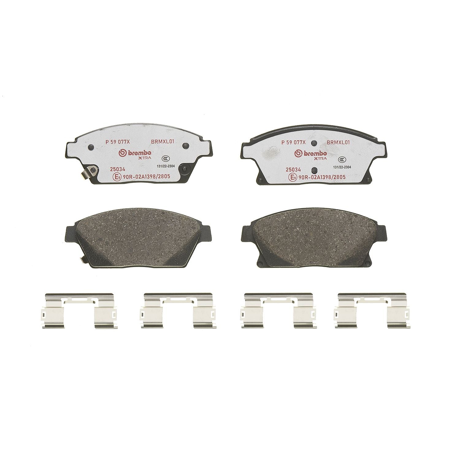 XTRA Low-Met Front Disc Brake Pad Set - P59077X_03