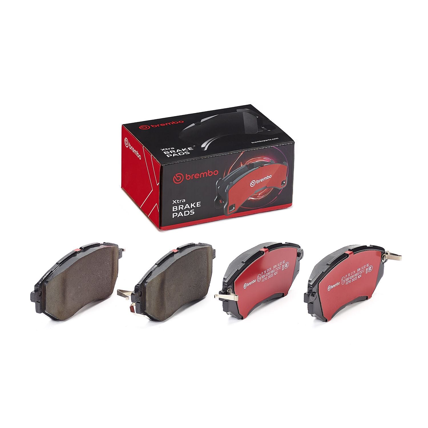 XTRA Low-Met Front Disc Brake Pad Set - P78017X_03