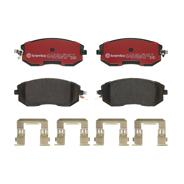 XTRA Low-Met Front Disc Brake Pad Set P78021X | Brembostore