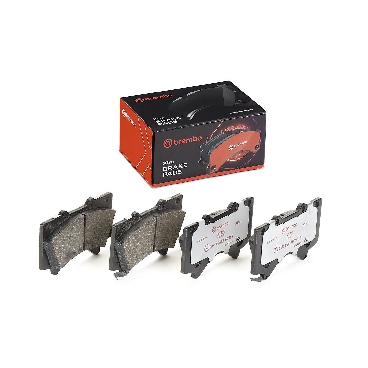 XTRA Low-Met Front Disc Brake Pad Set - P83107X_02