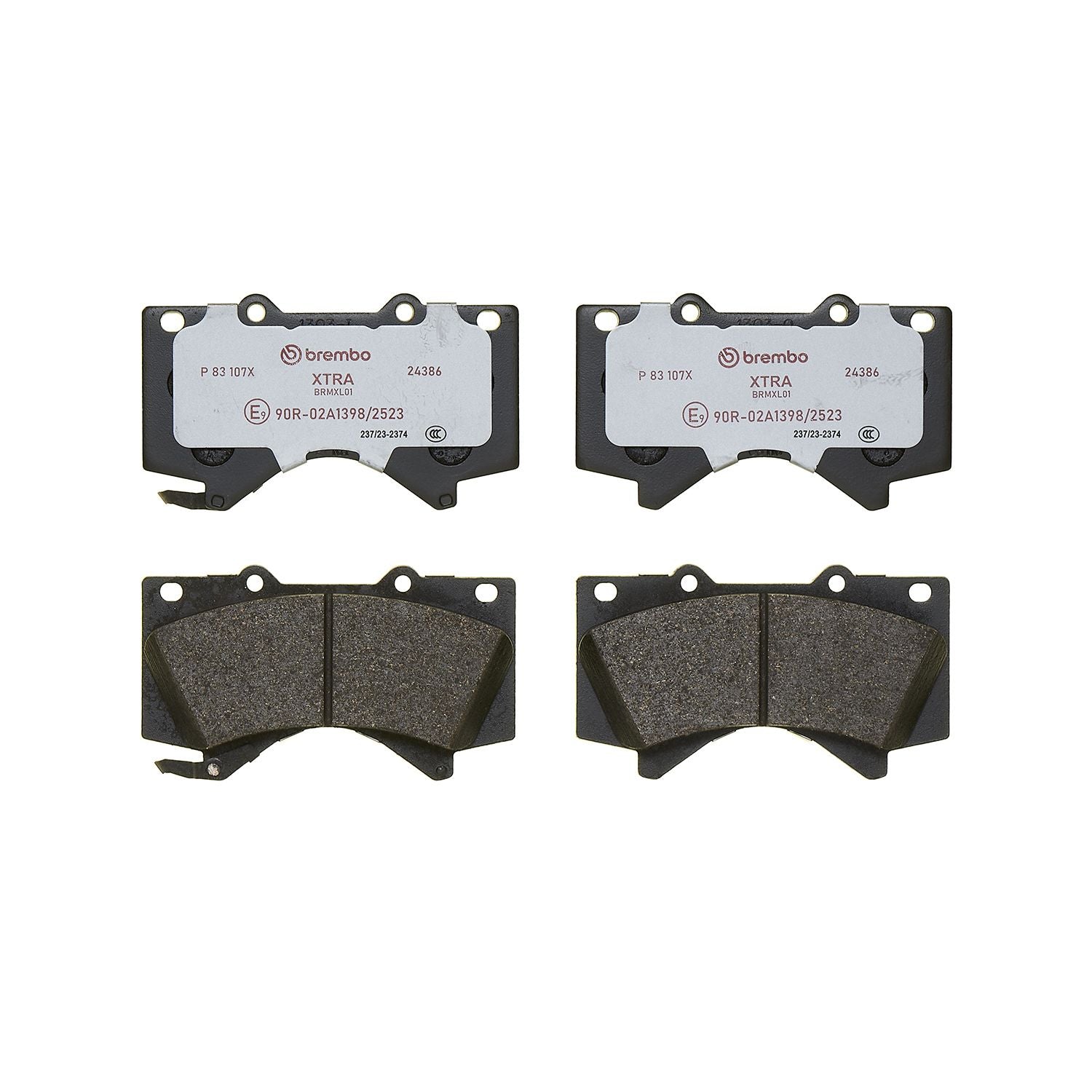XTRA Low-Met Front Disc Brake Pad Set - P83107X_03