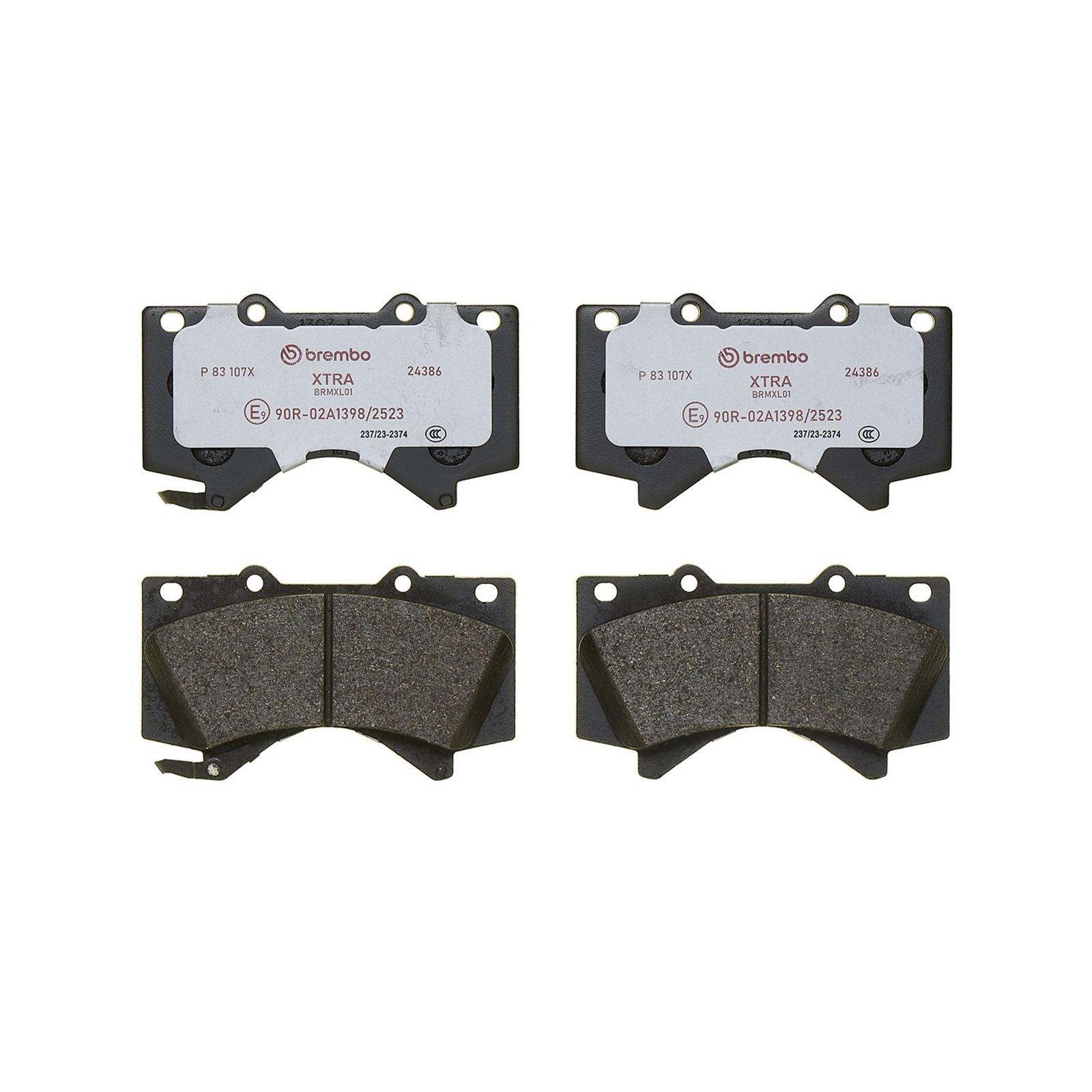 XTRA Low-Met Front Disc Brake Pad Set - P83107X_03