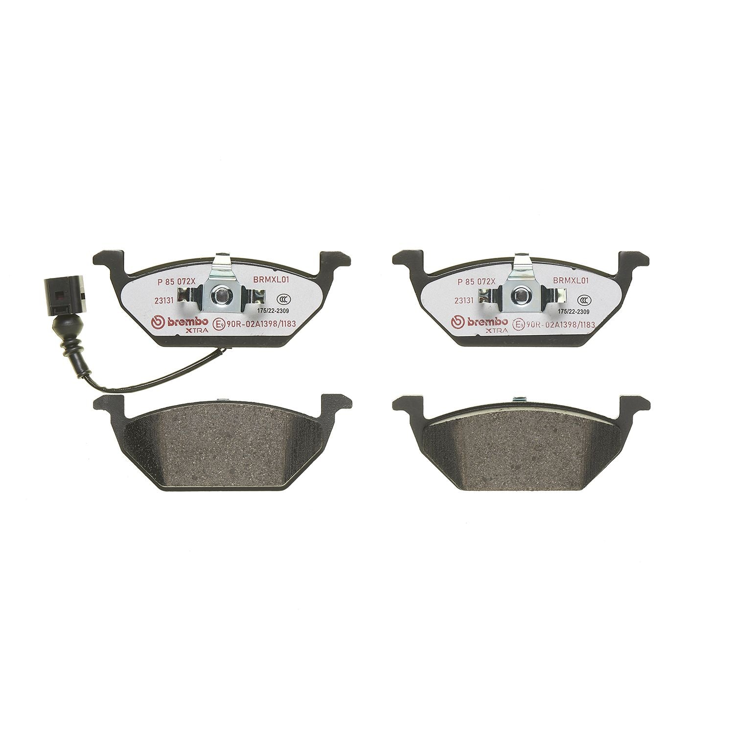 XTRA Low-Met Front Disc Brake Pad Set - P85072X_01