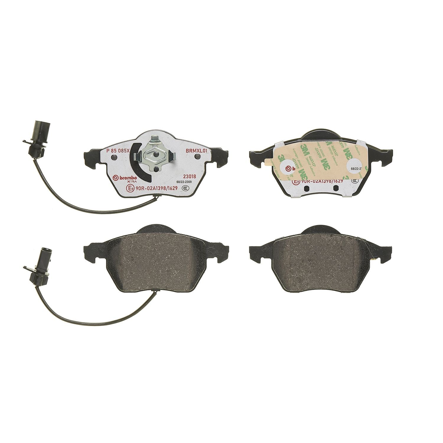 XTRA Low-Met Front Disc Brake Pad Set - P85085X_01