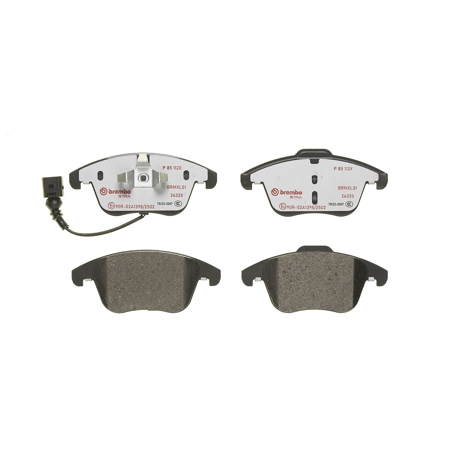 XTRA Low-Met Front Disc Brake Pad Set - P85112X_03