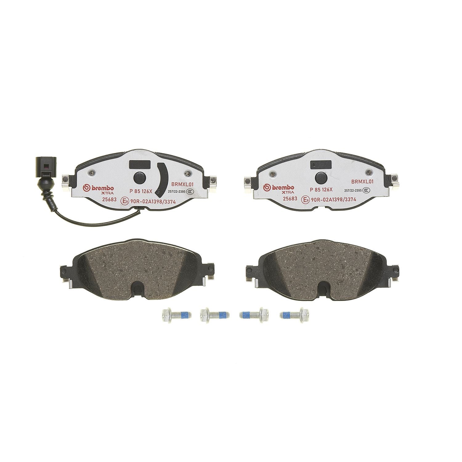 XTRA Low-Met Front Disc Brake Pad Set - P85126X_01