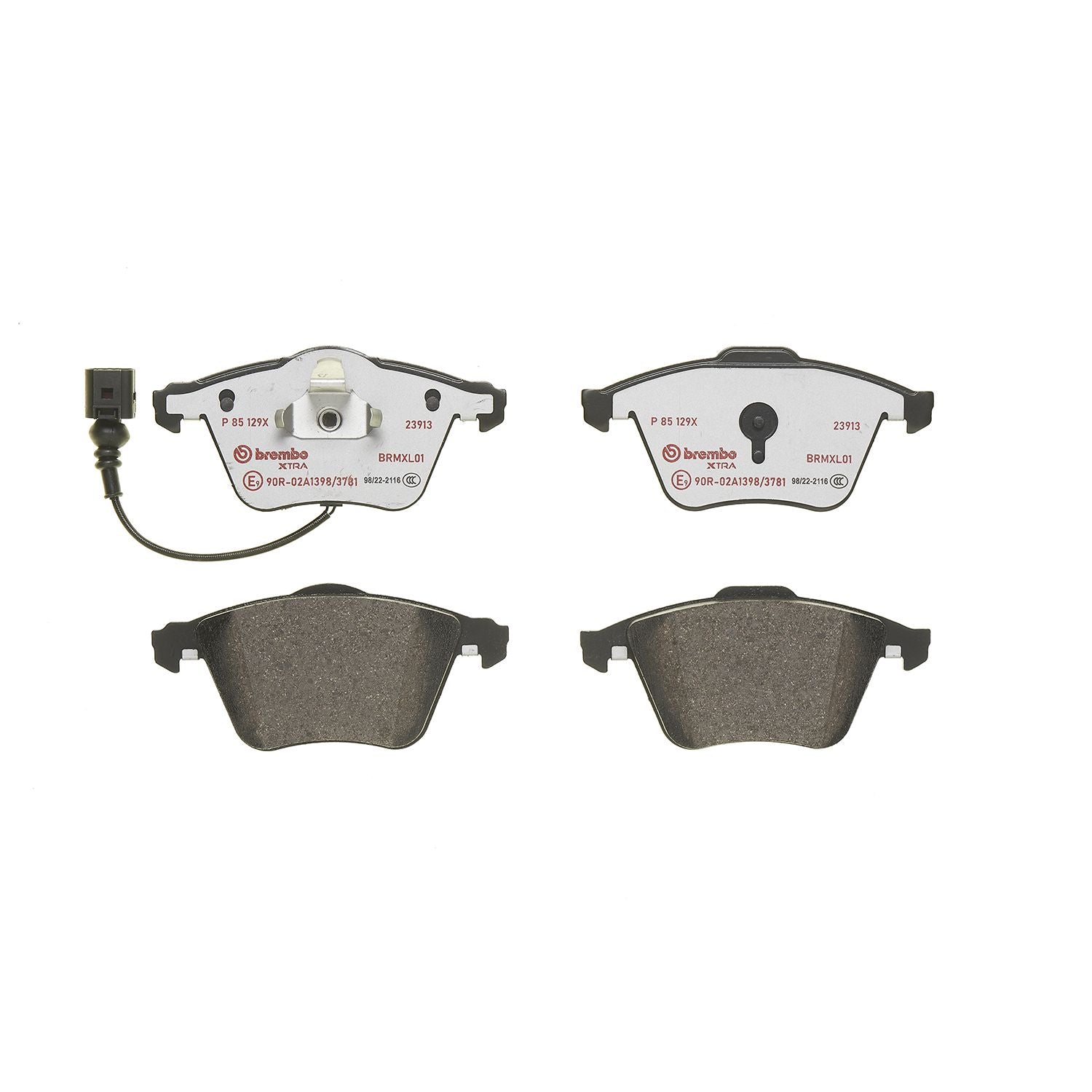 XTRA Low-Met Front Disc Brake Pad Set - P85129X_01