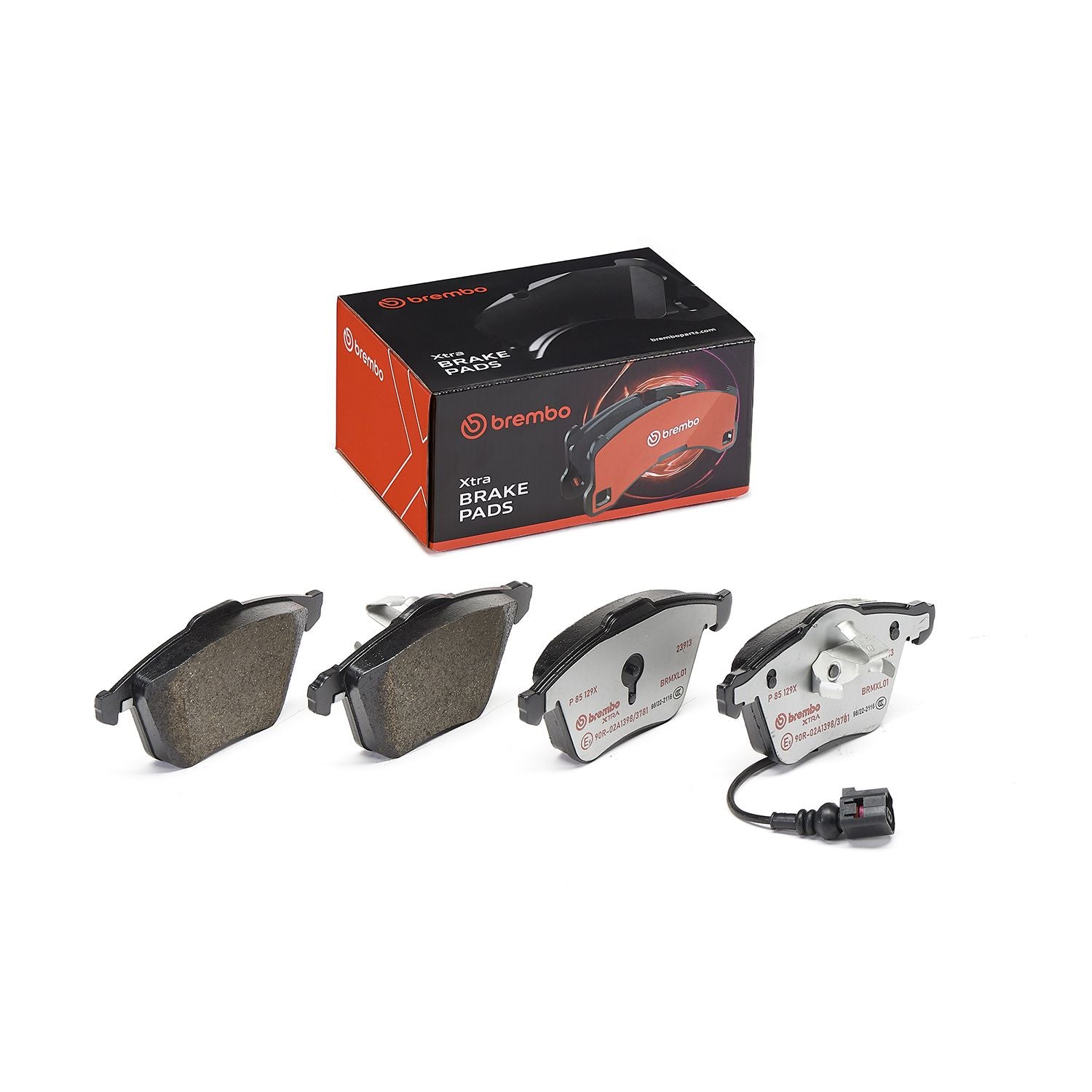 XTRA Low-Met Front Disc Brake Pad Set - P85129X_02
