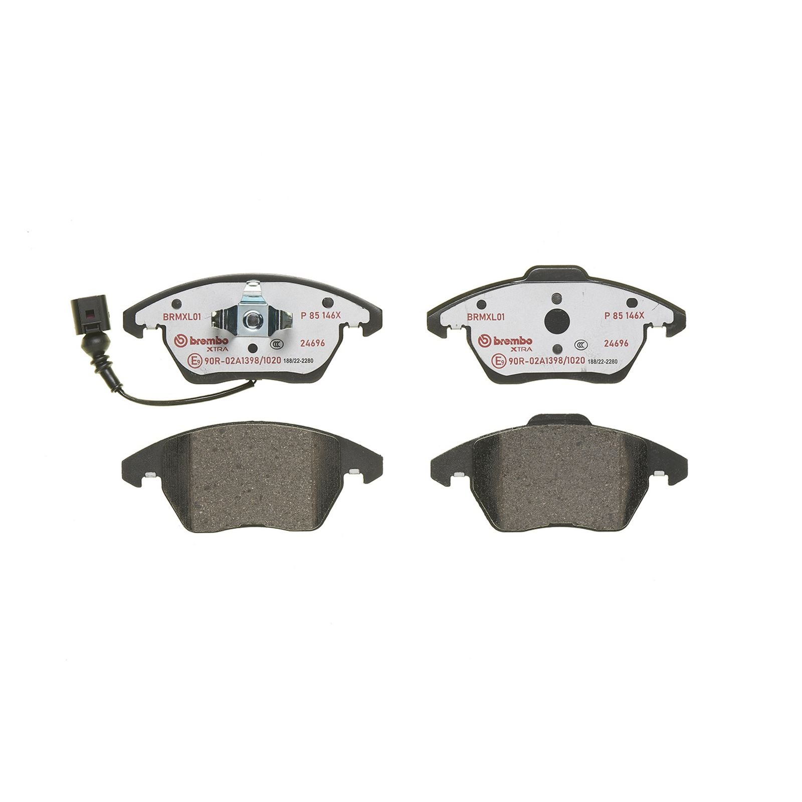 XTRA Low-Met Front Disc Brake Pad Set P85146X | Brembostore