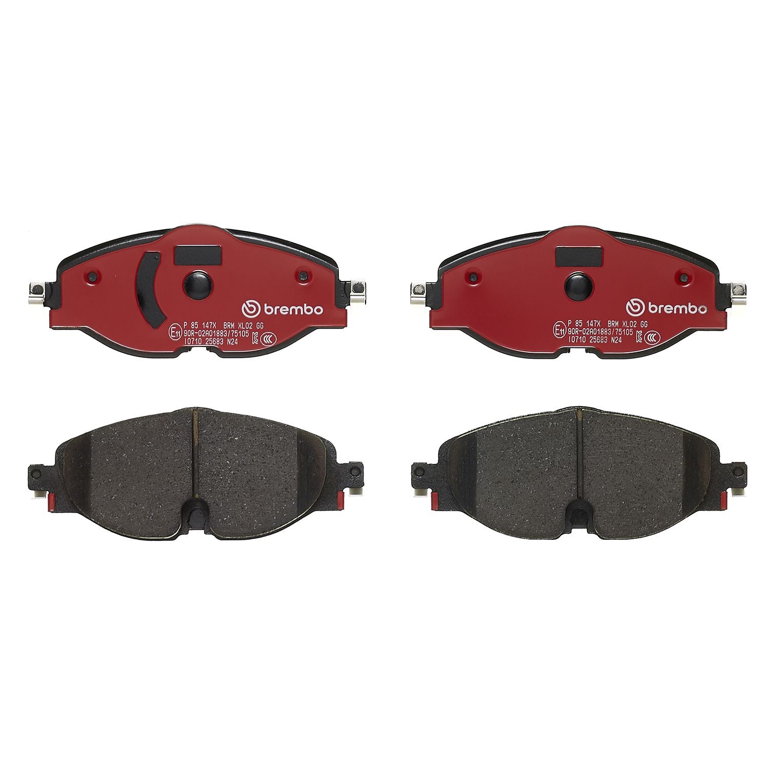 XTRA Low-Met Front Disc Brake Pad Set - P85147X_03