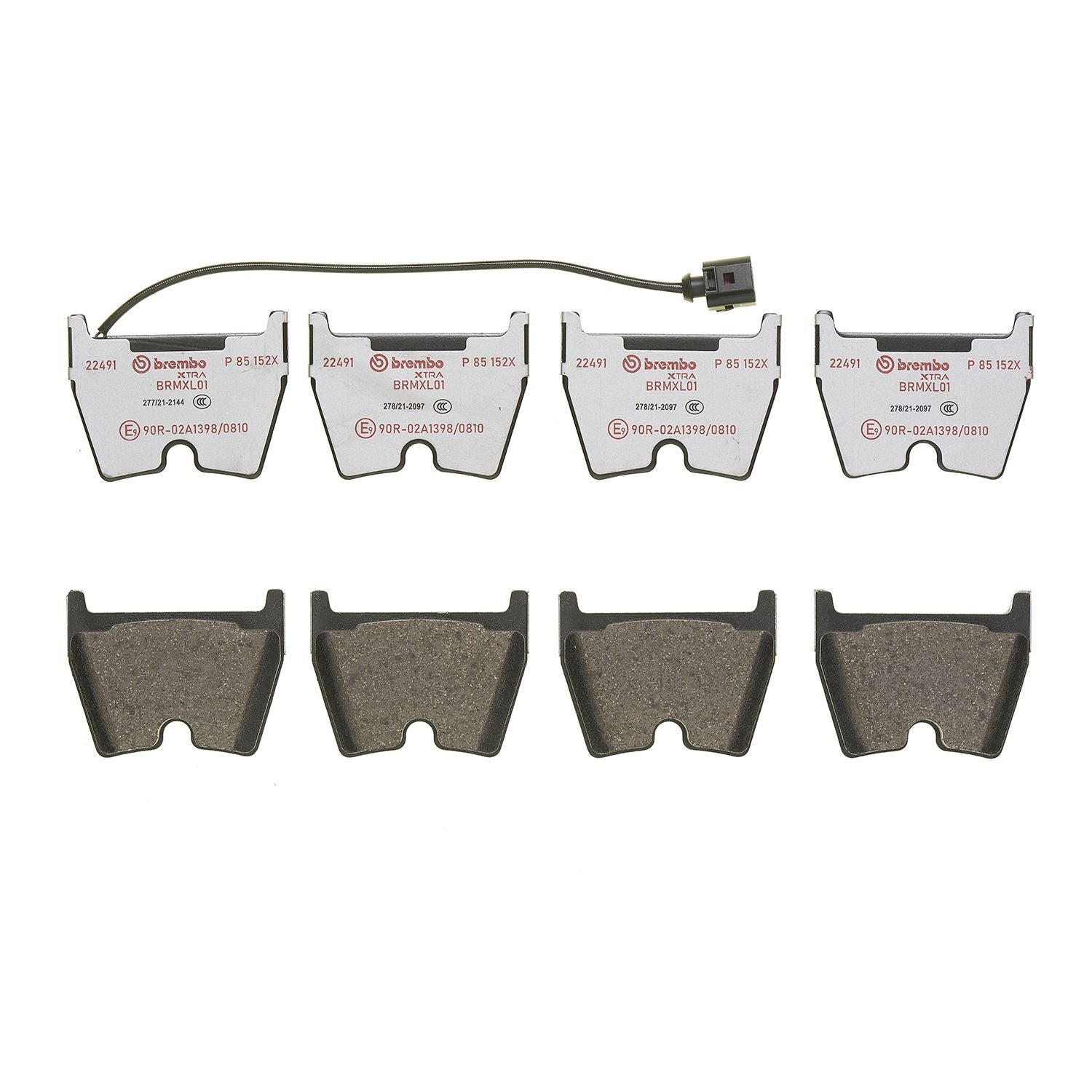 XTRA Low-Met Front Disc Brake Pad Set - P85152X_01