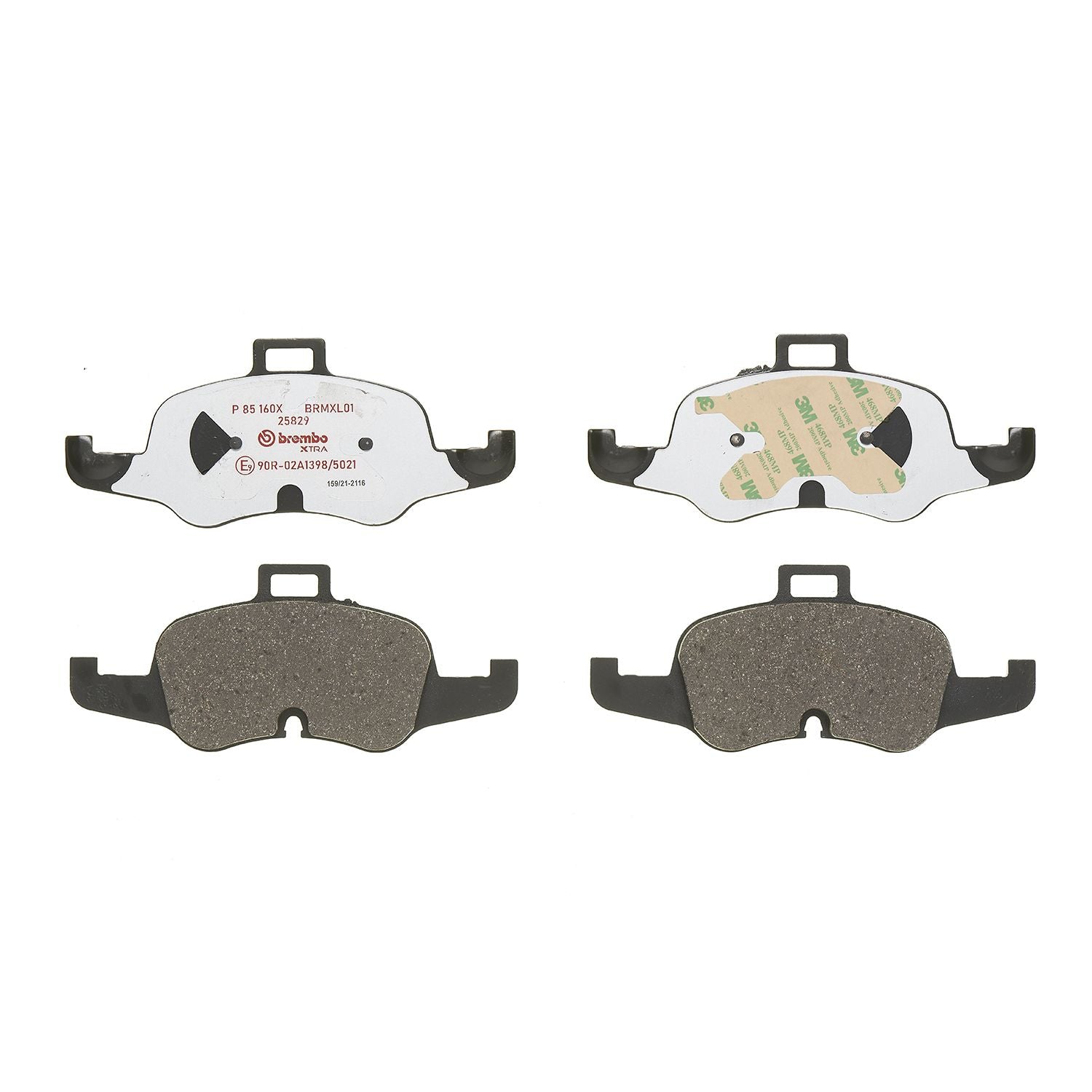 XTRA Low-Met Front Disc Brake Pad Set - P85160X_03