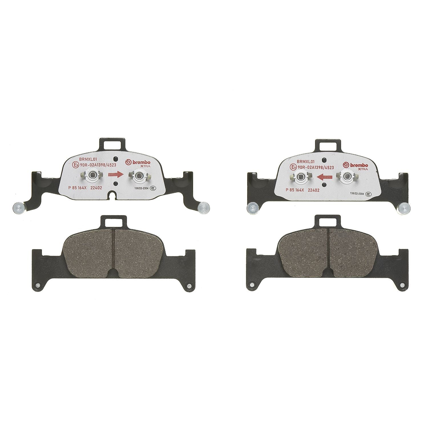 XTRA Low-Met Front Disc Brake Pad Set - P85164X_03
