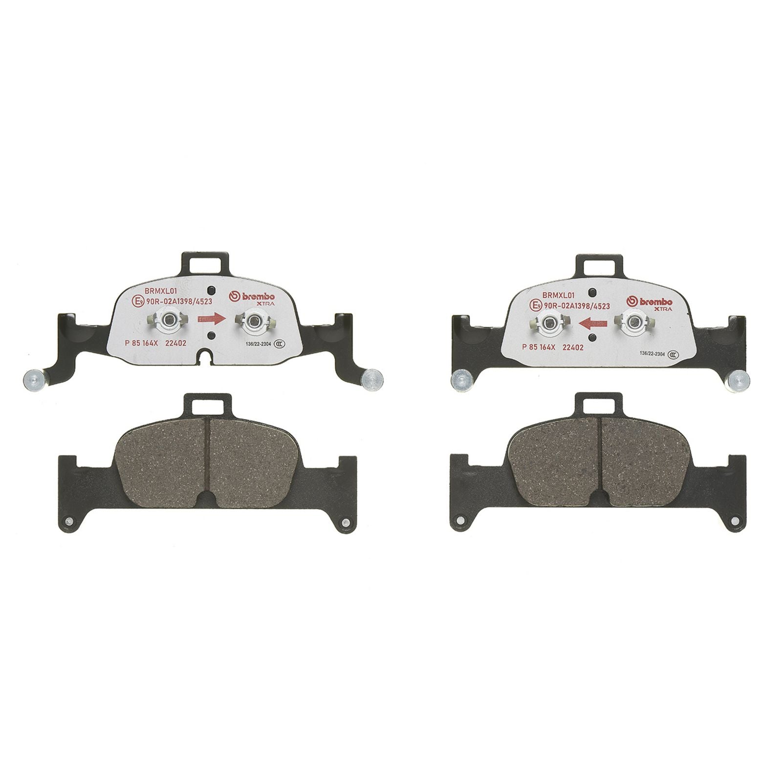 XTRA Low-Met Front Disc Brake Pad Set - P85164X_03