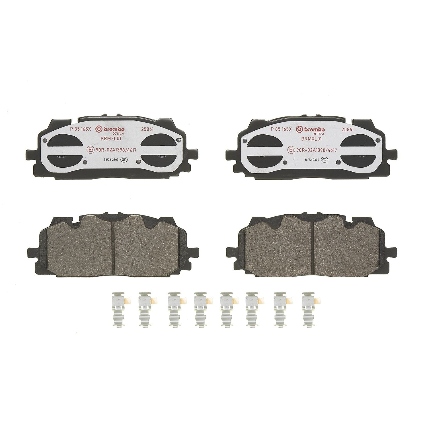 XTRA Low-Met Front Disc Brake Pad Set - P85165X_02