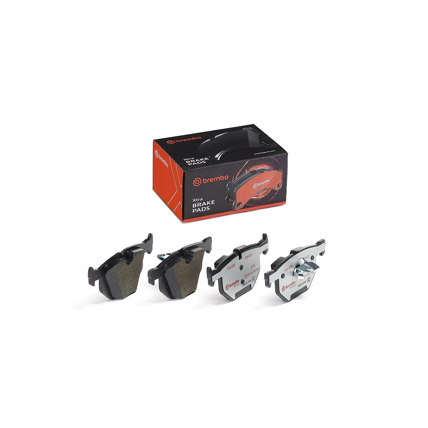 XTRA Low-Met Rear Disc Brake Pad Set - P06033X_02