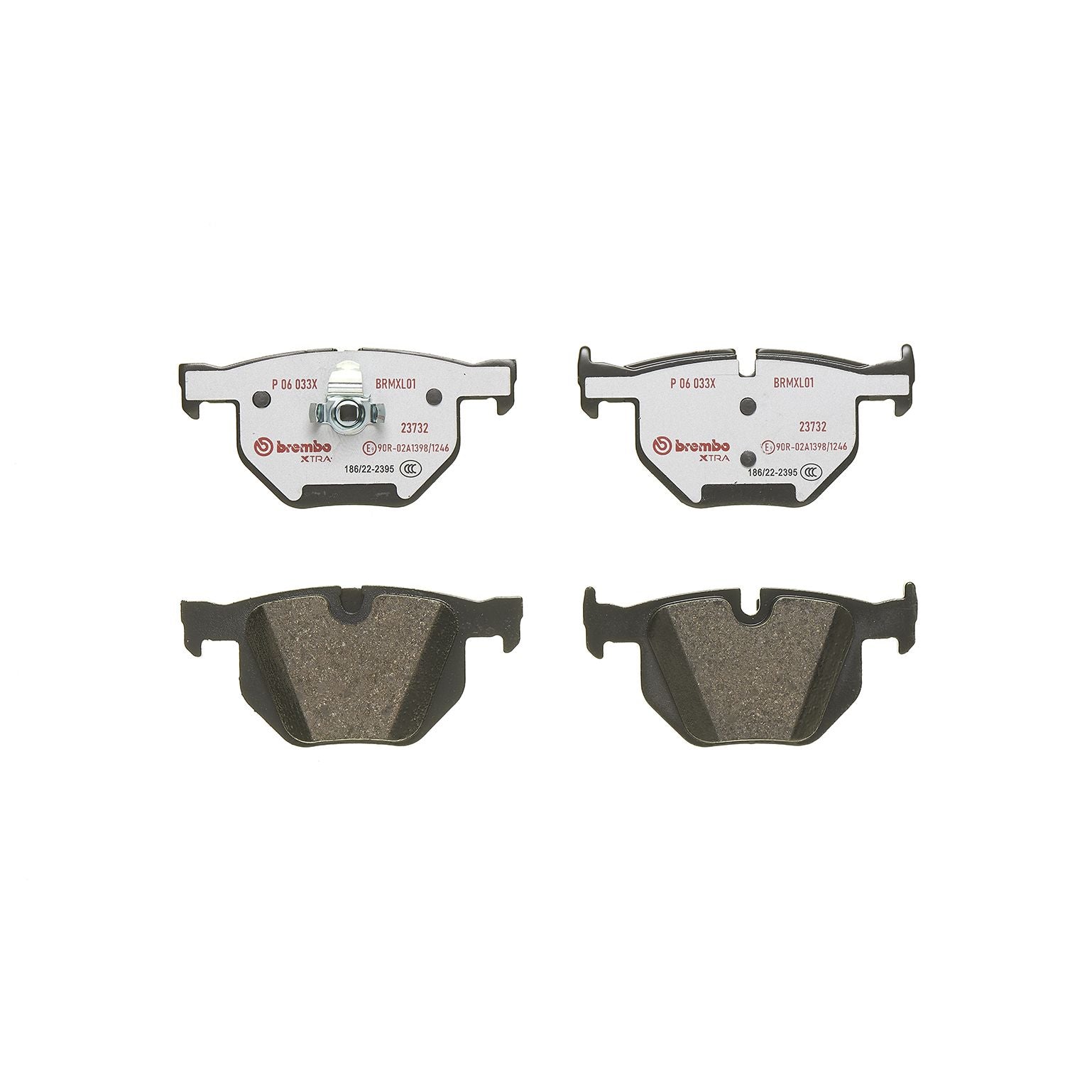 XTRA Low-Met Rear Disc Brake Pad Set - P06033X_03
