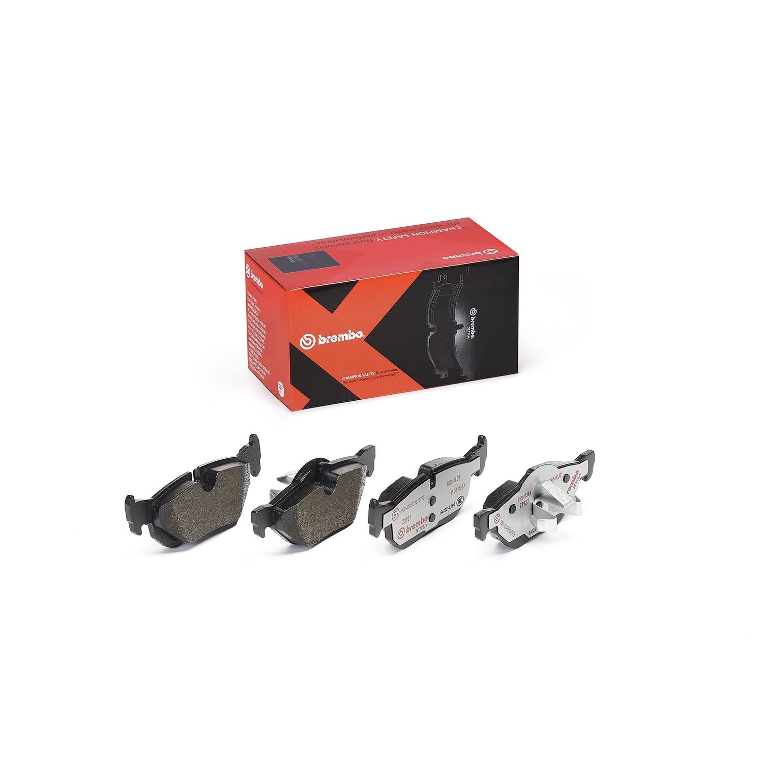 XTRA Low-Met Rear Disc Brake Pad Set - P06038X_02