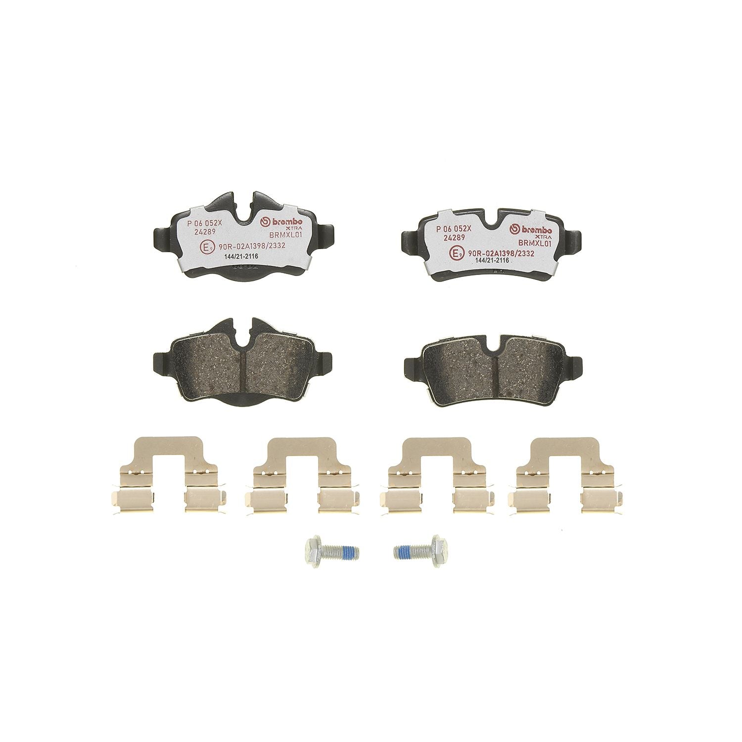 XTRA Low-Met Rear Disc Brake Pad Set - P06052X_03