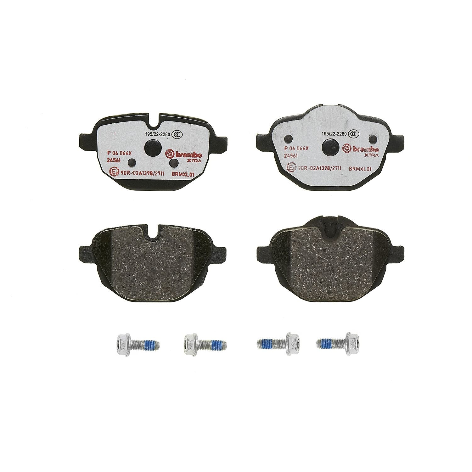 XTRA Low-Met Rear Disc Brake Pad Set - P06064X_02