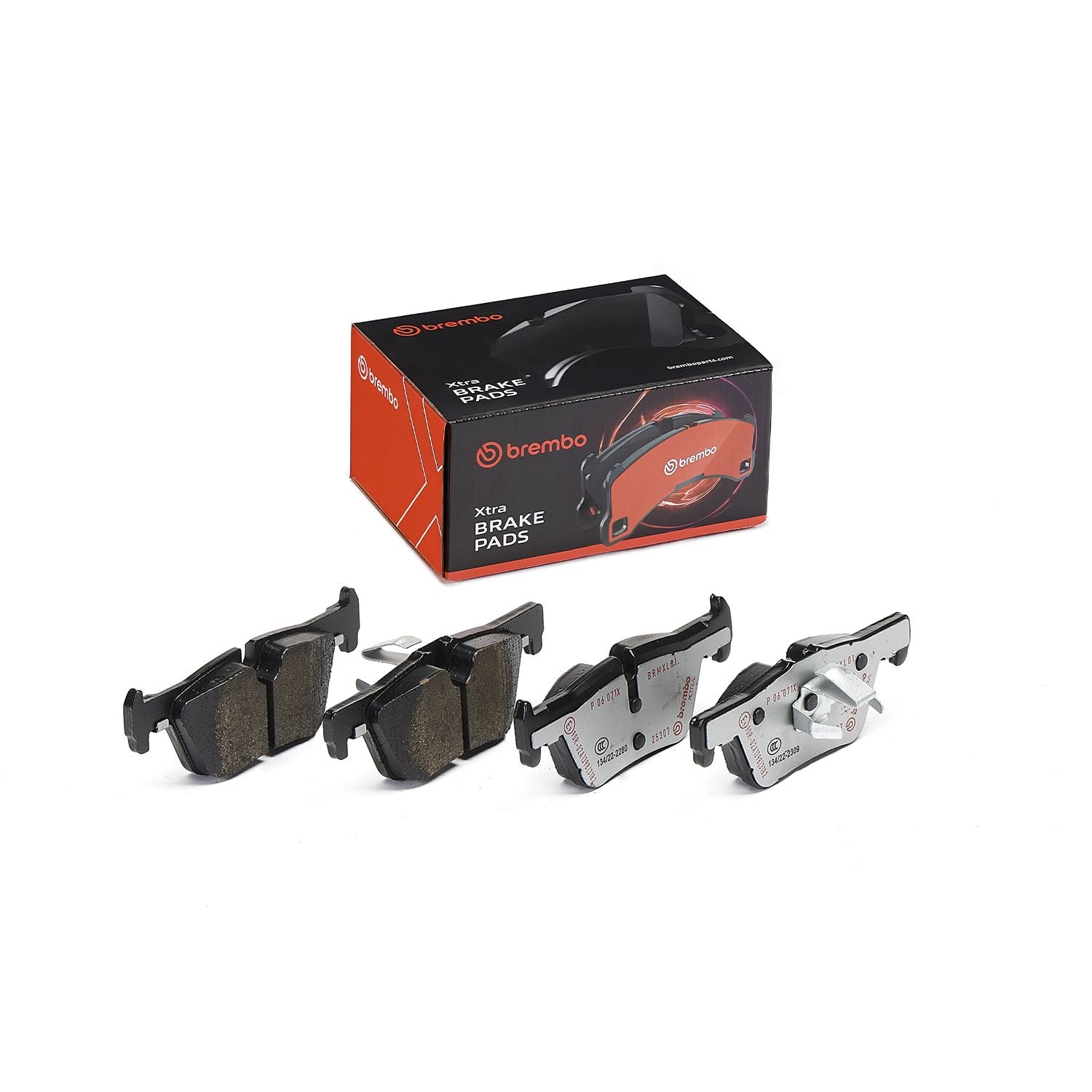 XTRA Low-Met Rear Disc Brake Pad Set - P06071X_02