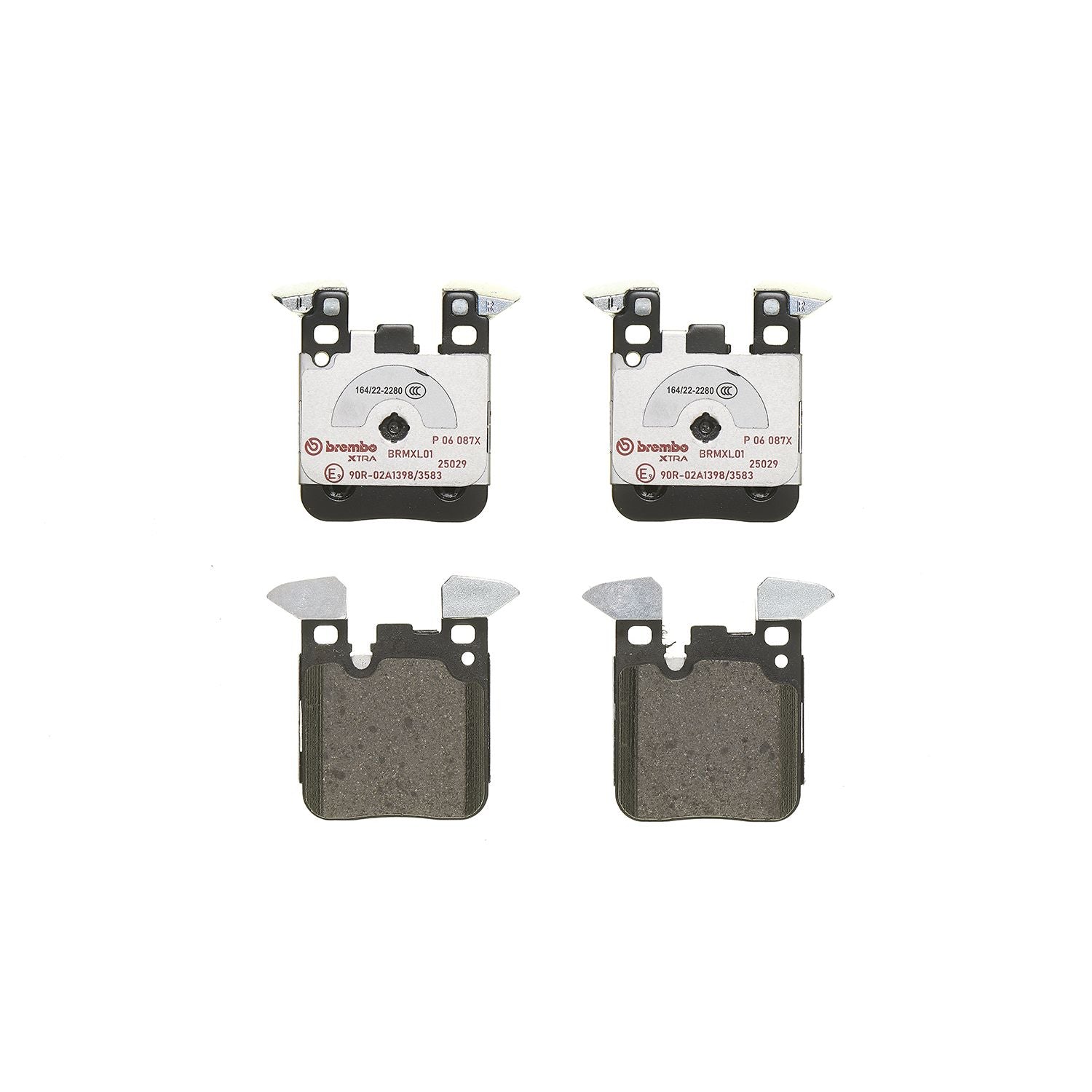 XTRA Low-Met Rear Disc Brake Pad Set - P06087X_01